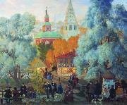 Boris Kustodiev Country oil painting